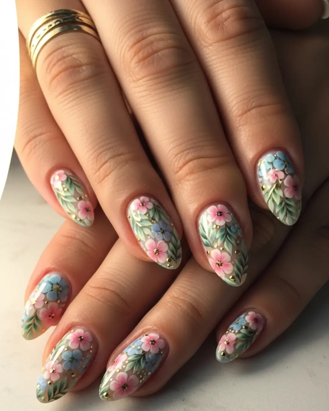 Floral Nail Art