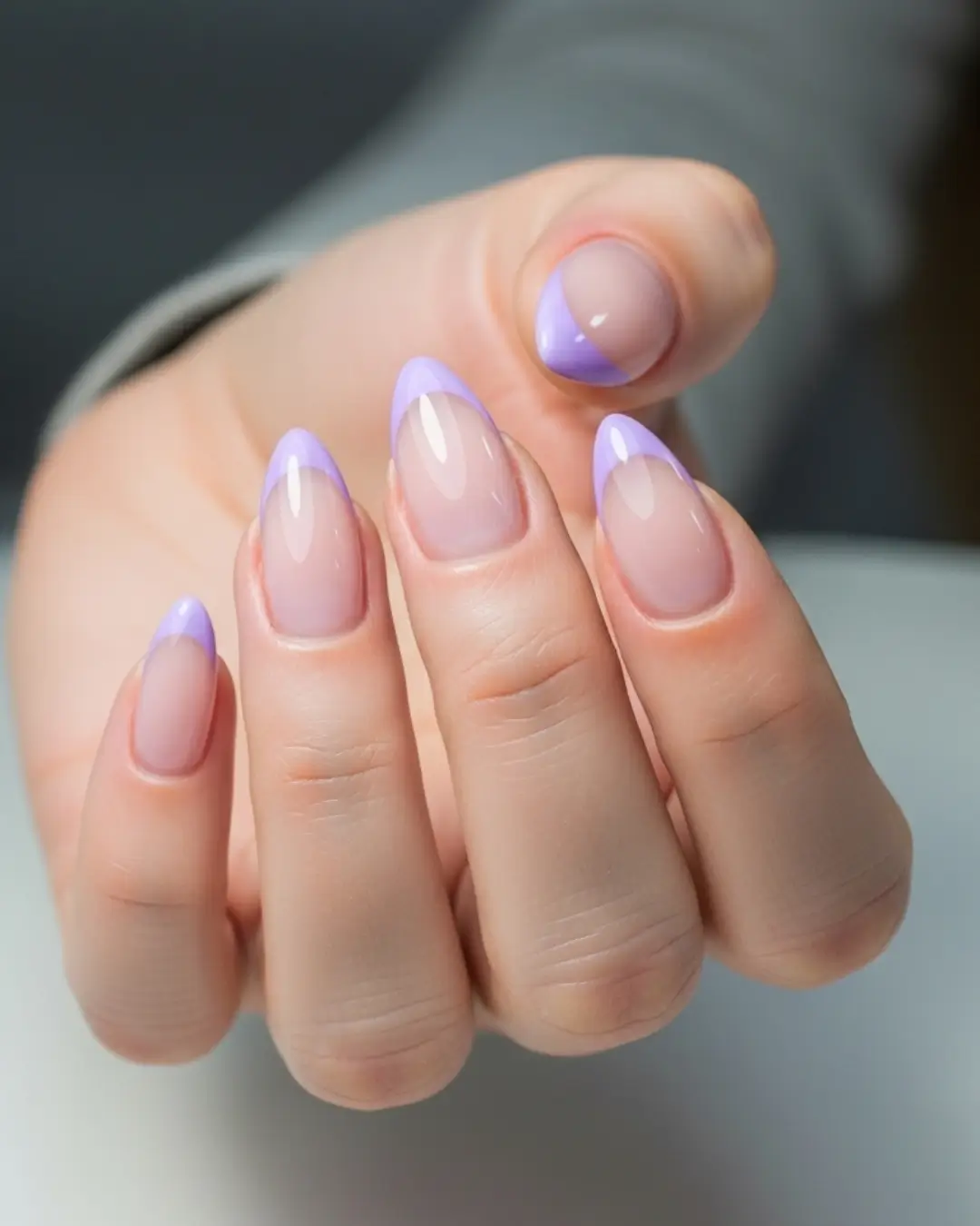 Lavender French Tips
