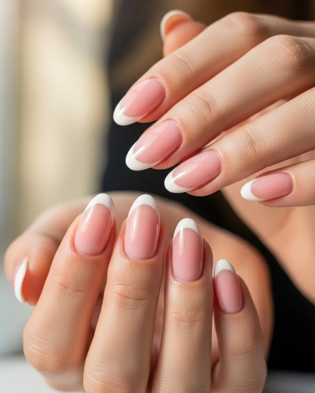 Soft Pink French Tips
