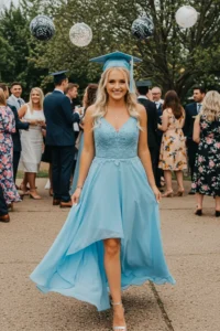 Blue Grad Dress