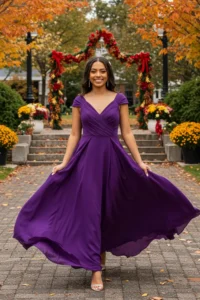Purple Grad Dress