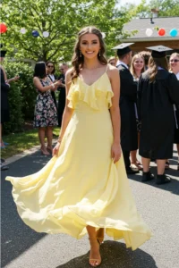 Yellow Grad Dress
