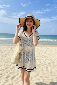 Breezy Crochet Dress for Beach Days