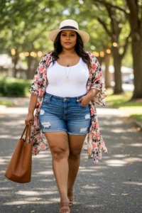 Effortless Summer Vibe with Denim Shorts