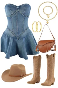 Denim Dress Days with Soft Western Charm