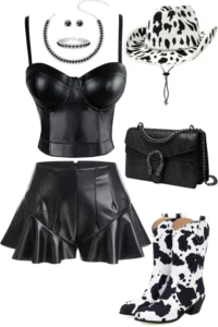 Edgy Party Vibes with a Glam Cowgirl Twist